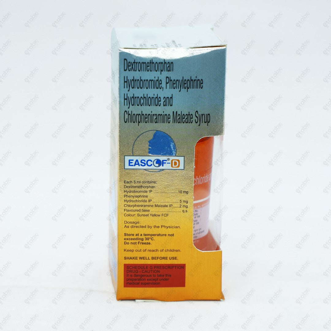 Eascof D Dry Cough Syrup 100ml