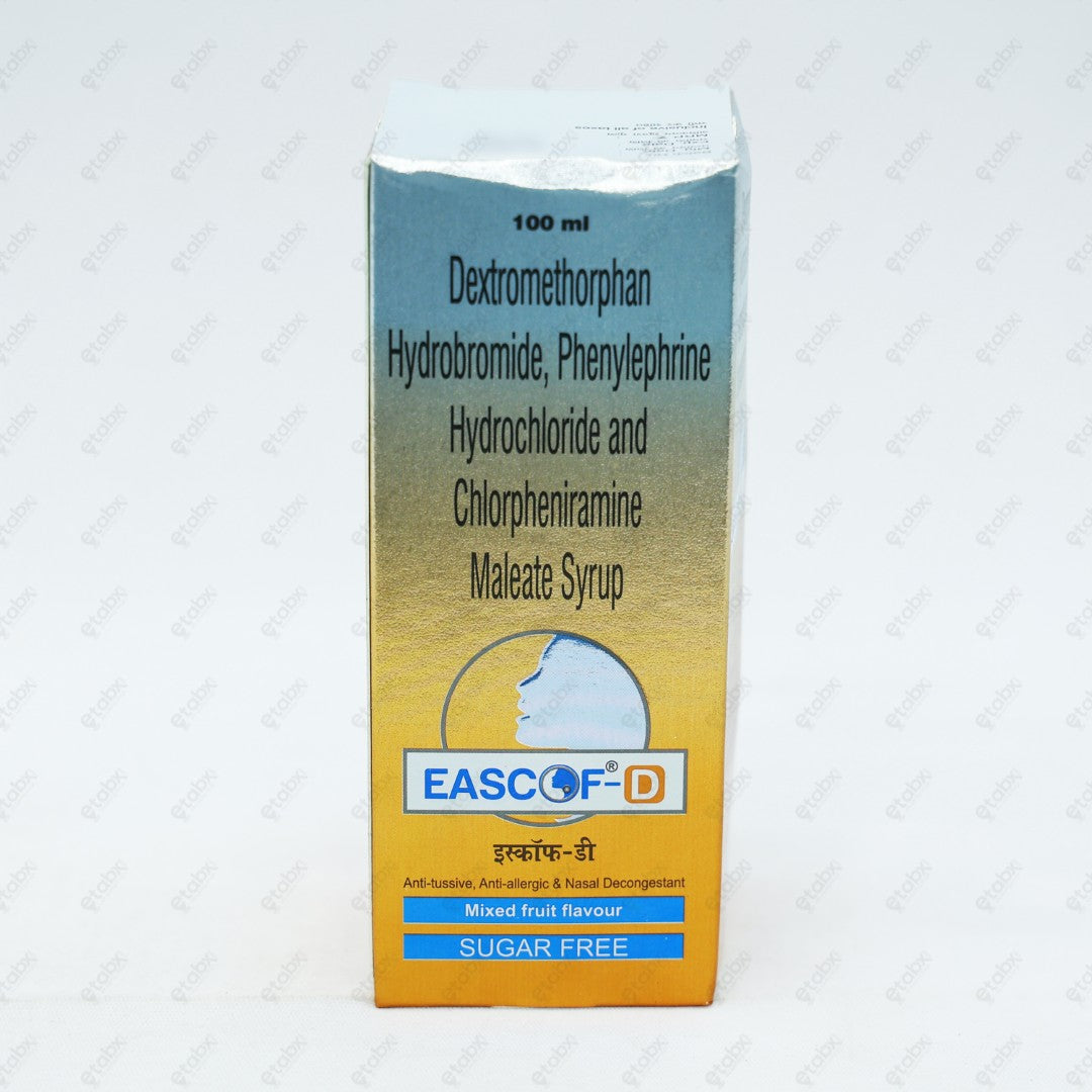 Eascof D Dry Cough Syrup 100ml