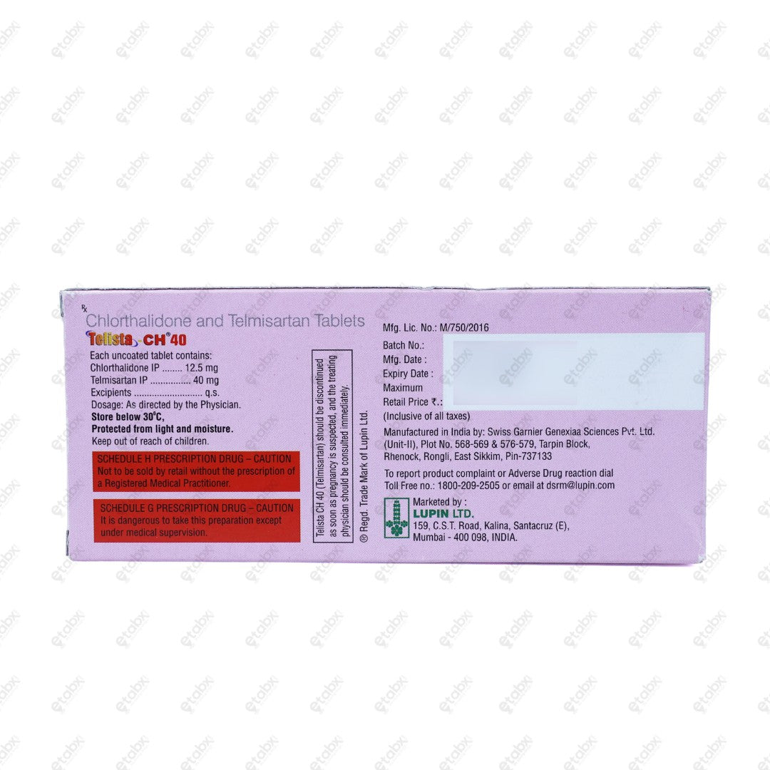 Telista CH 40mg Tablet 10's