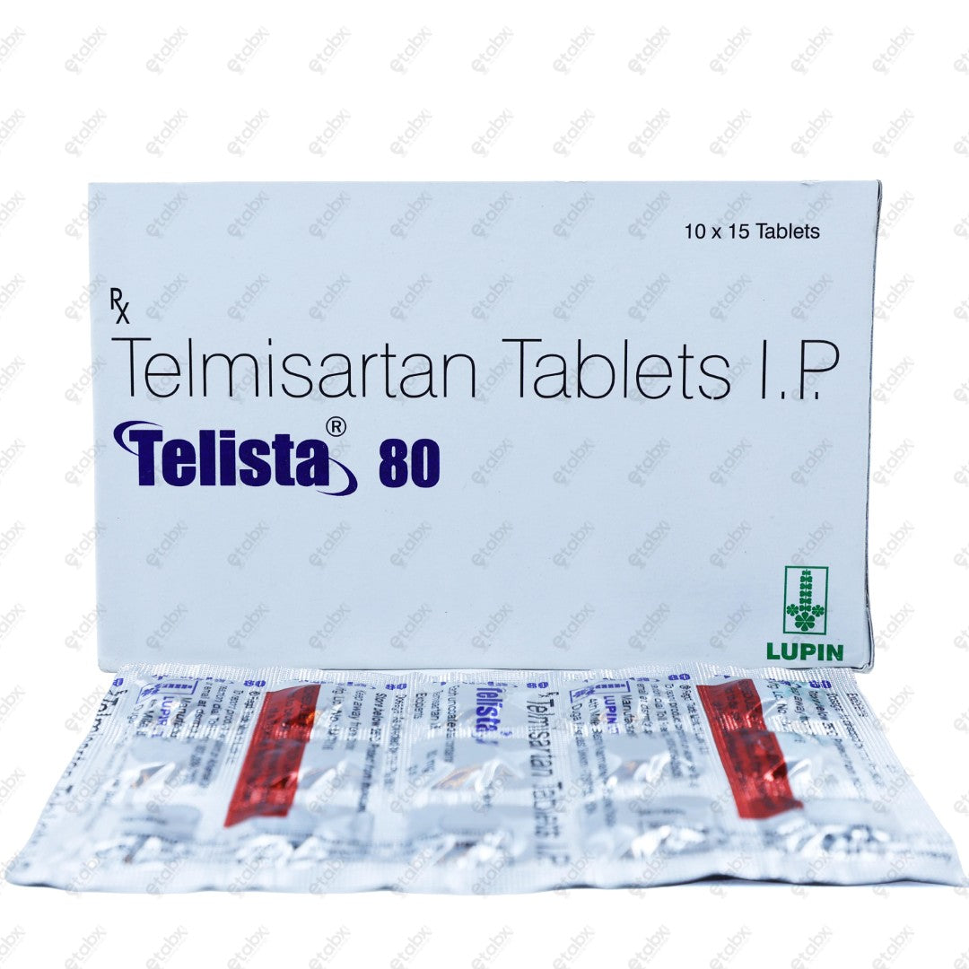 Telista 80mg Tablet 15's