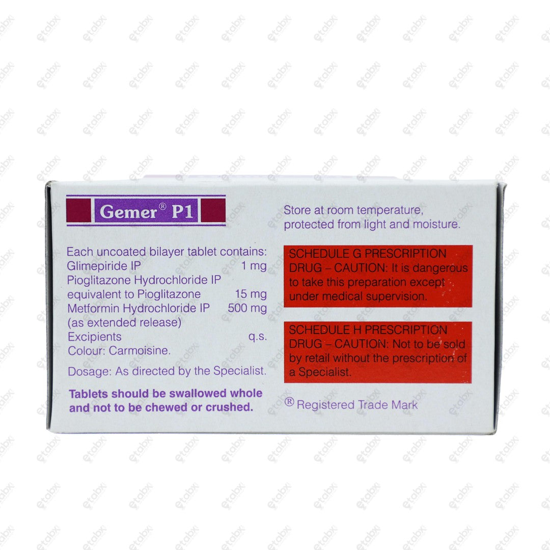 Gemer P1 Tablet 10's