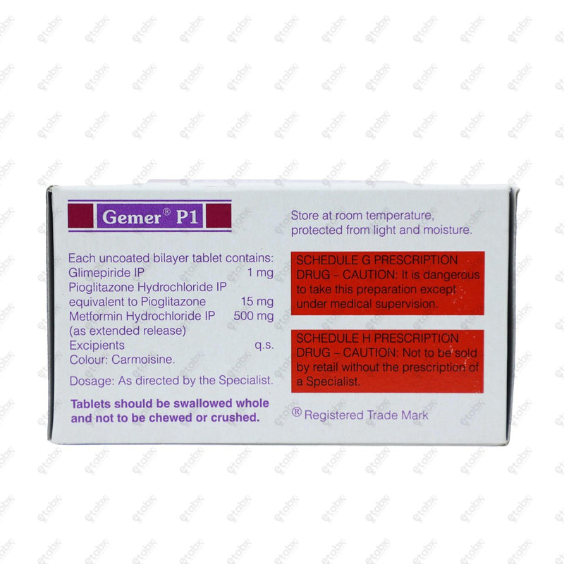 Gemer P1 Tablet 10's