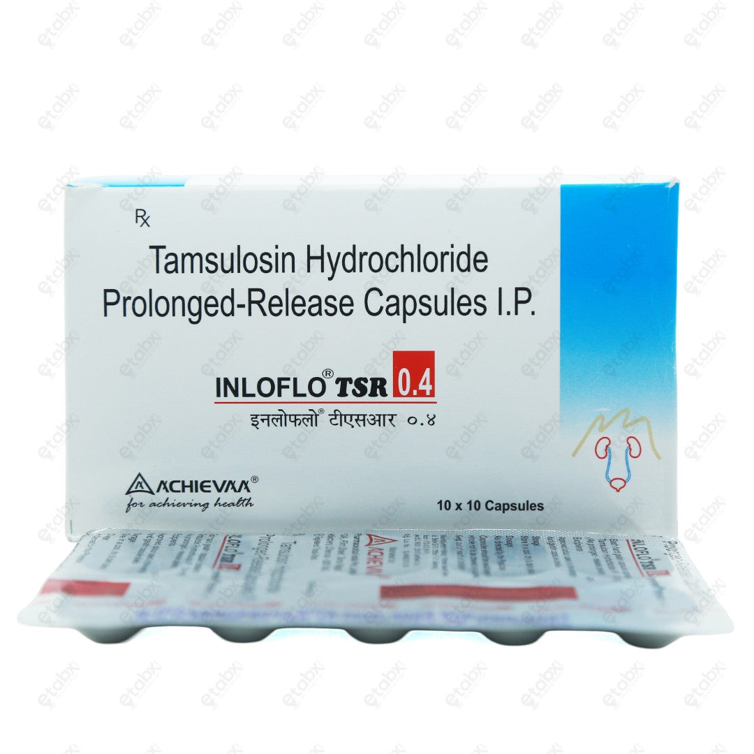 Tablet Inloflo Inloflo TSR 0.4mg Tablets 10's – ETABX