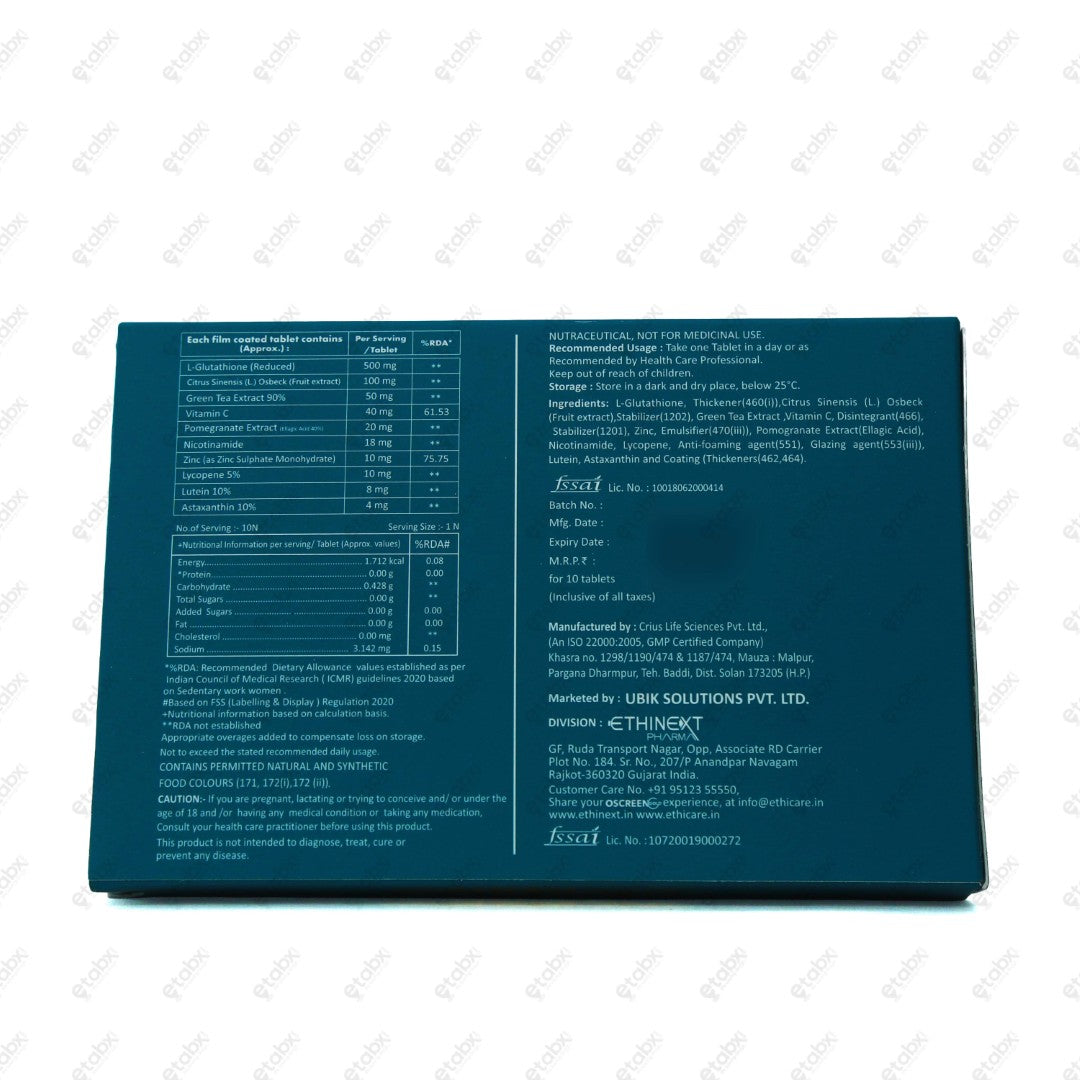 OScreen Gold Tablets 10's