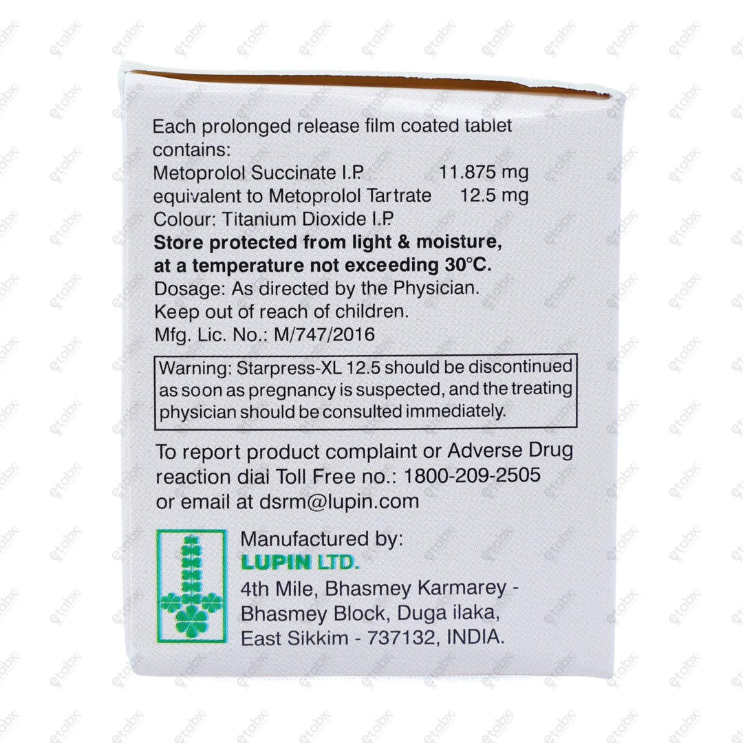 STARPRESS XL 12.5 Tablets (10's)