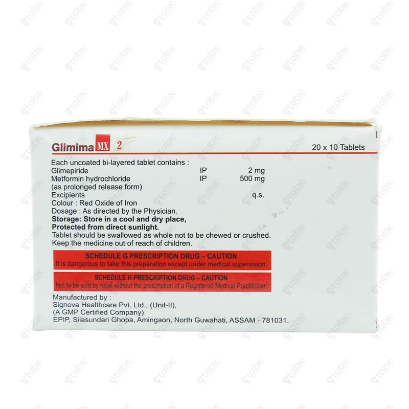 Glimima MX2 Tablet 10's