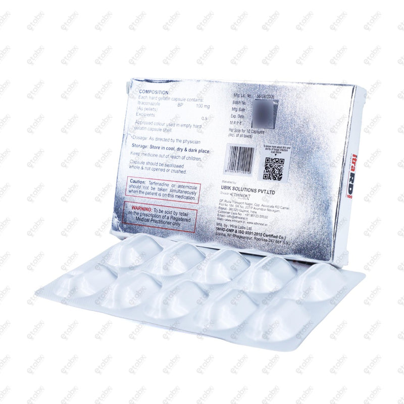 Itra RD 100mg Tablets 10'S