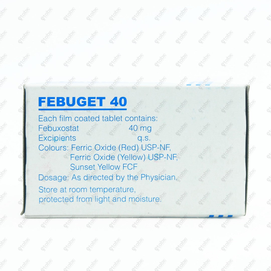 Febuget 40mg Tablet 10's