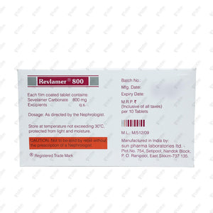 Revlamer 800 Tablet 10's