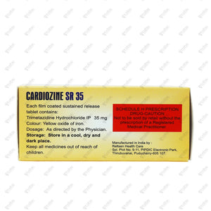 Cardiozine SR 35 Tablet 10's