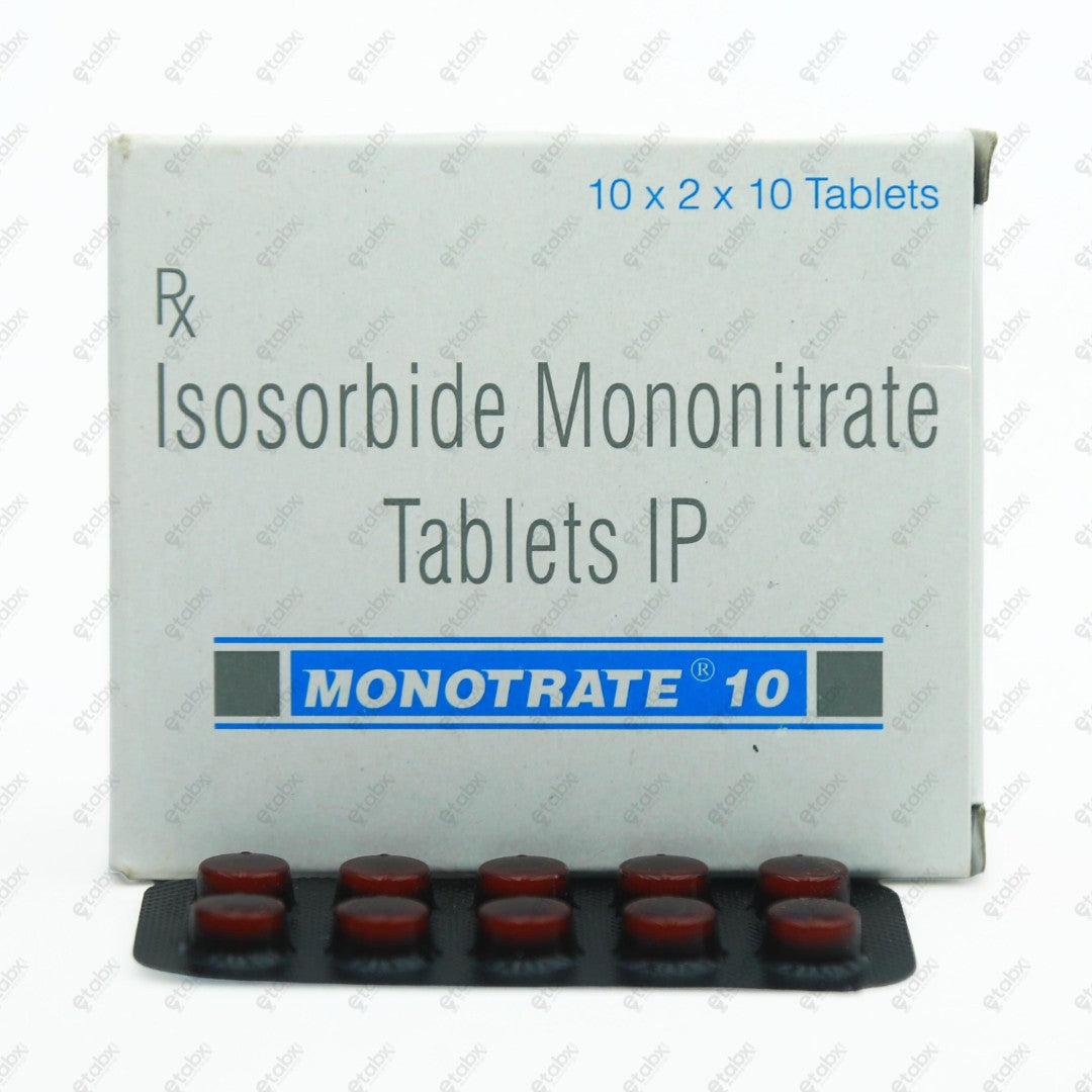 Monotrate 10mg Tablet 10's
