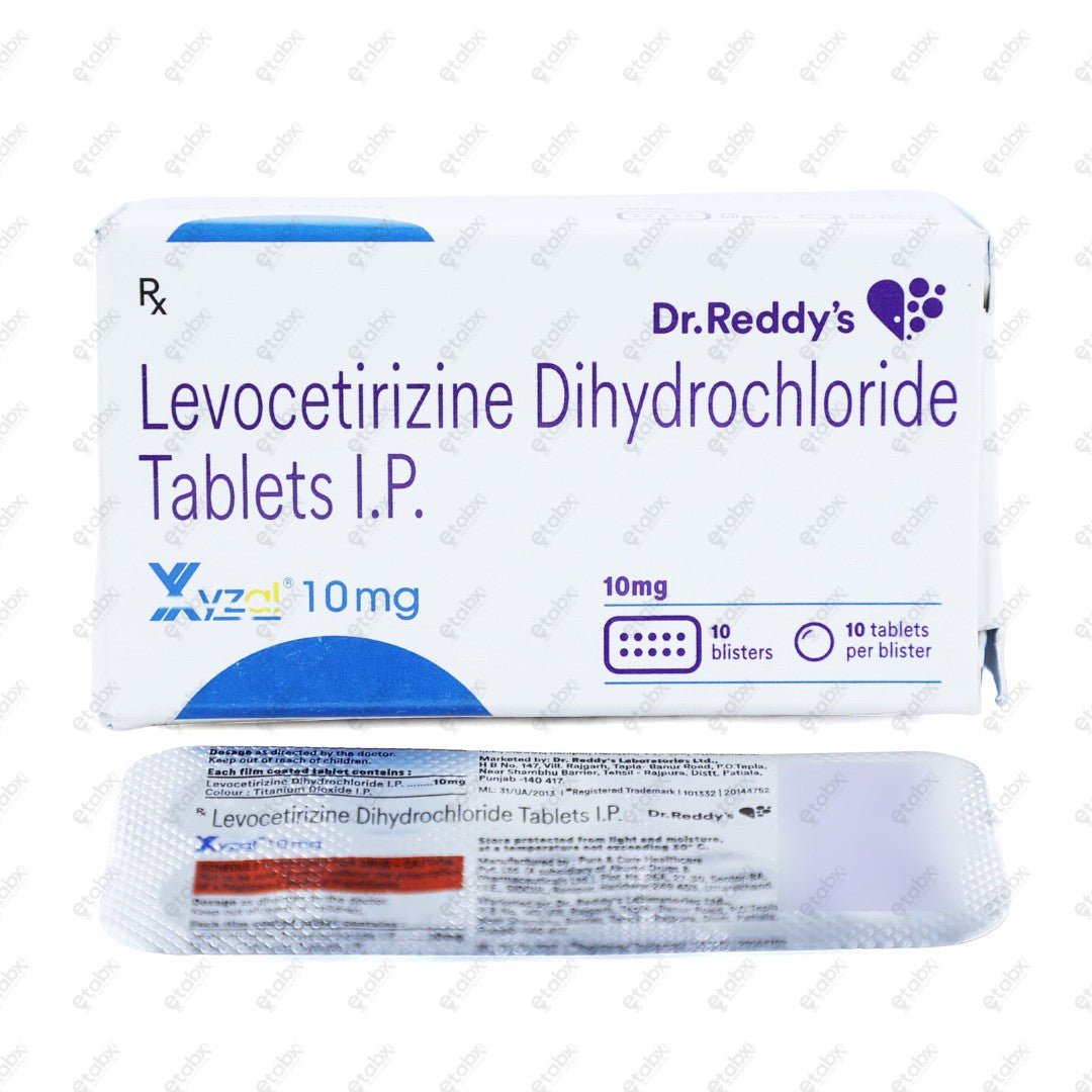 XYZAL 10mg Tablets (10's)