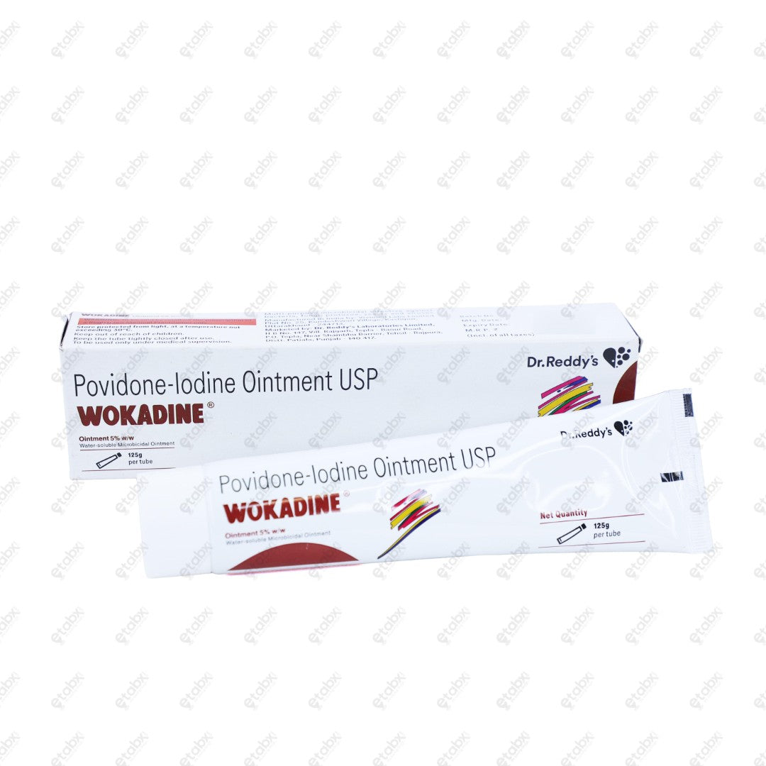 Wokadine Ointment 5% 125gms