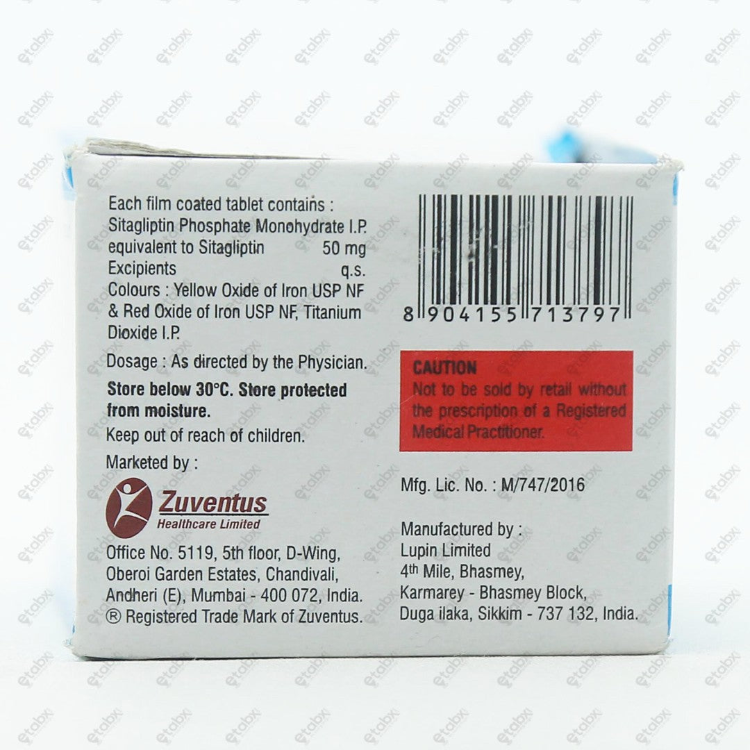 Zensita 50mg Tablet 10's