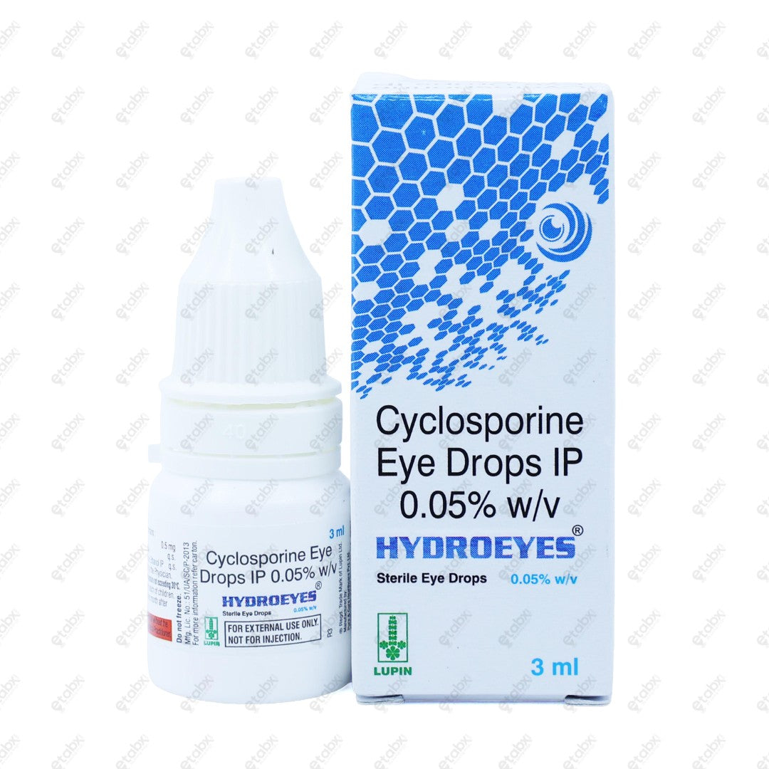 Hydroeyes Eye Drops 0.05% 3ml