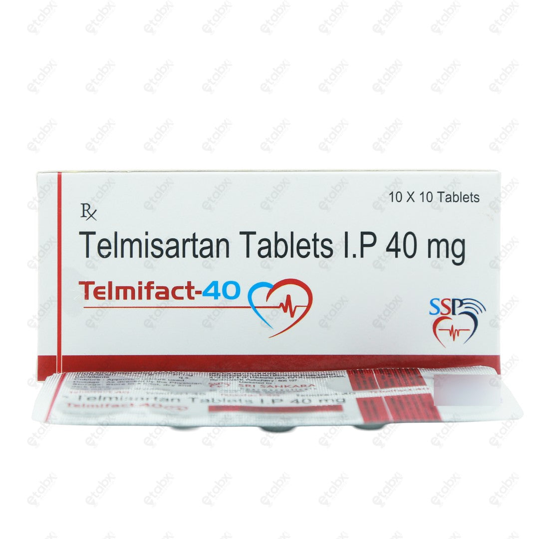 Telmifact 40mg Tablet 10s