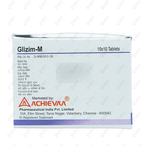 Glizim M Tablet 10's