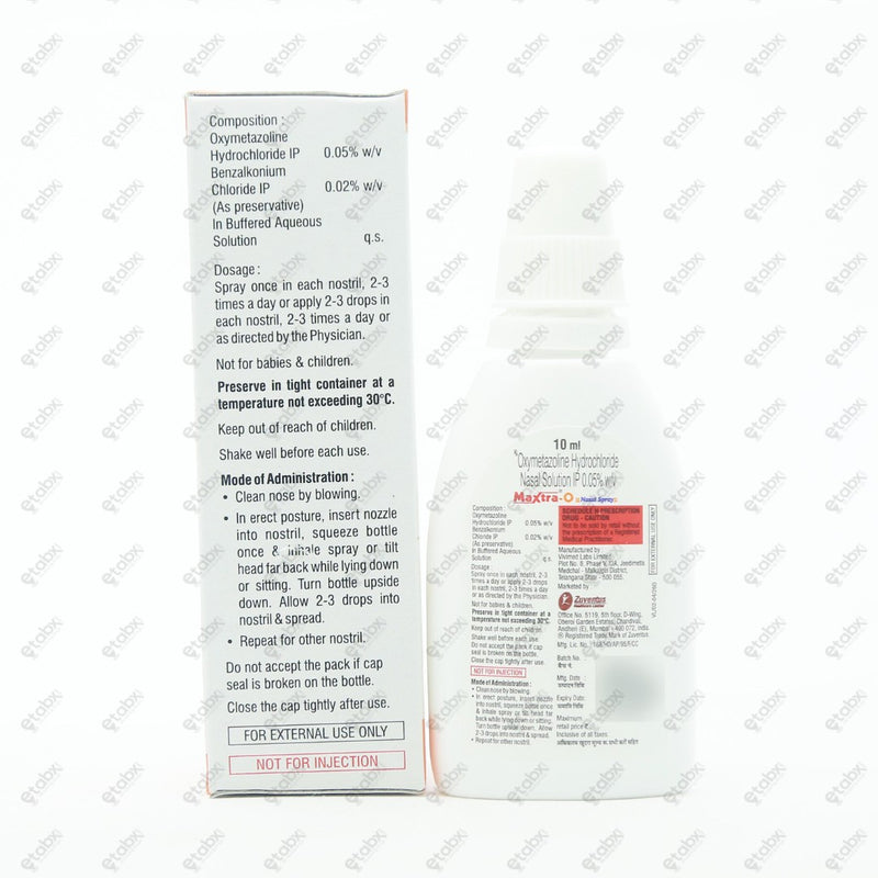 Maxtra O Nasal Spray 10ml