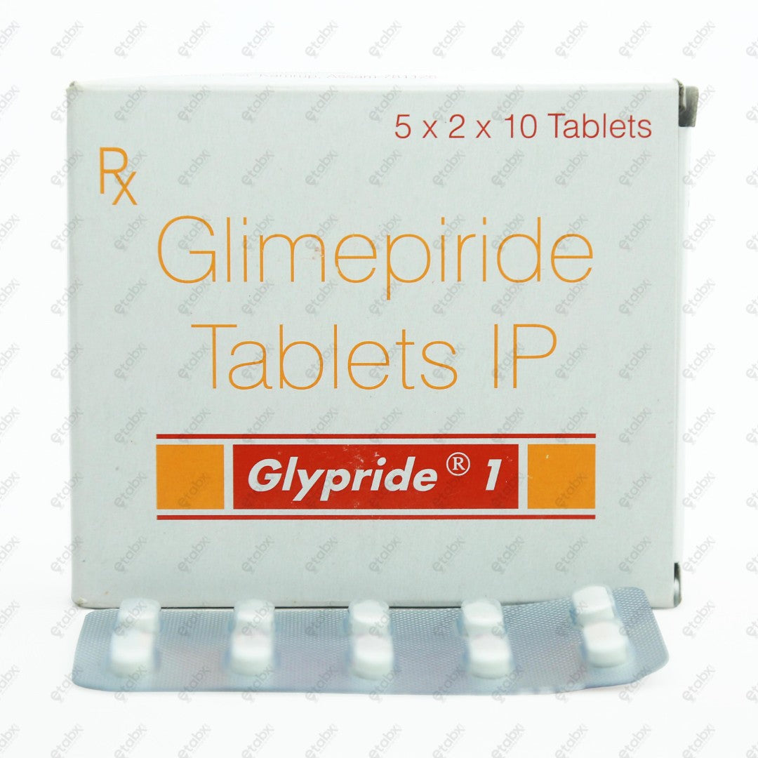 Glypride 1mg Tablet 10's