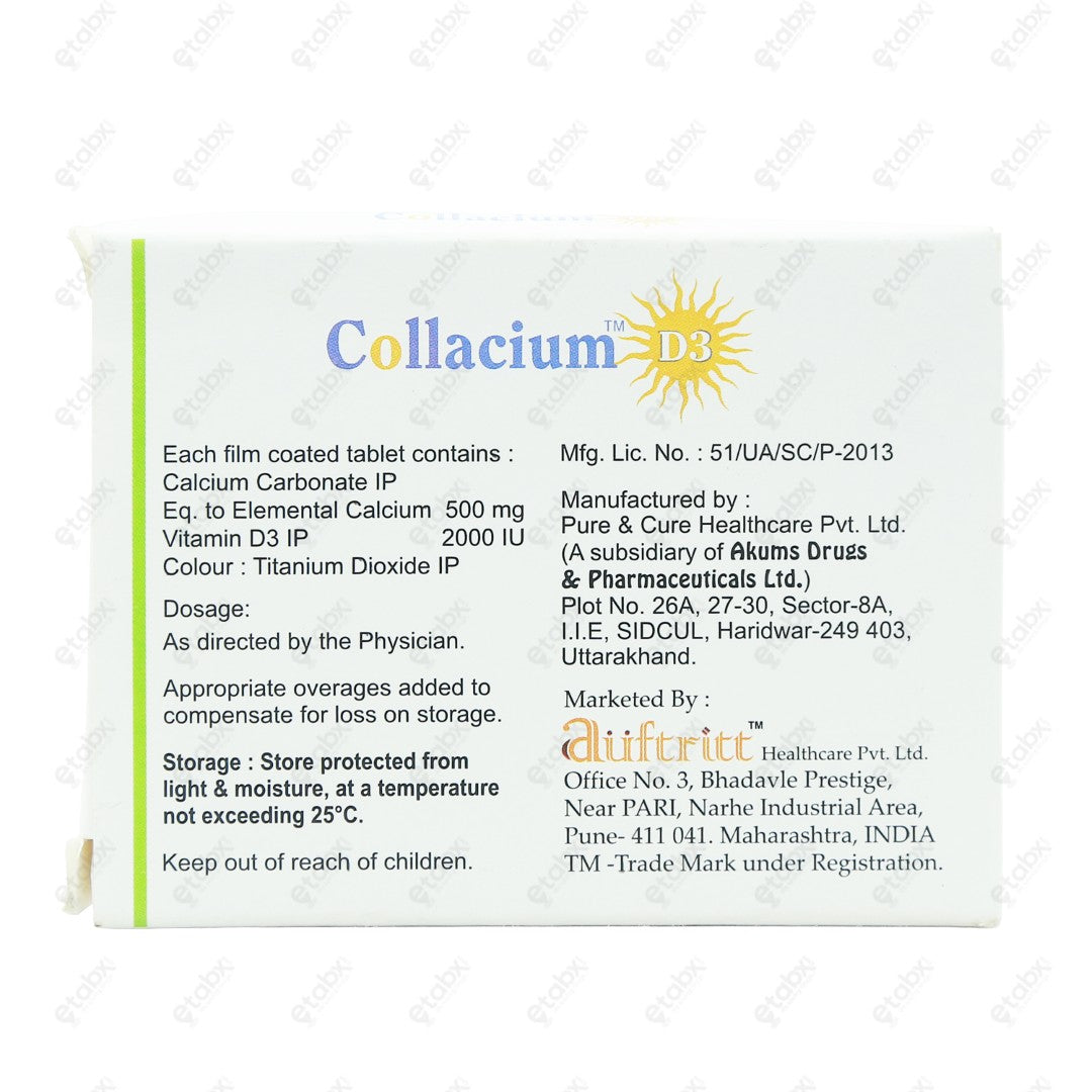 Collacium D3 Tablet 10's