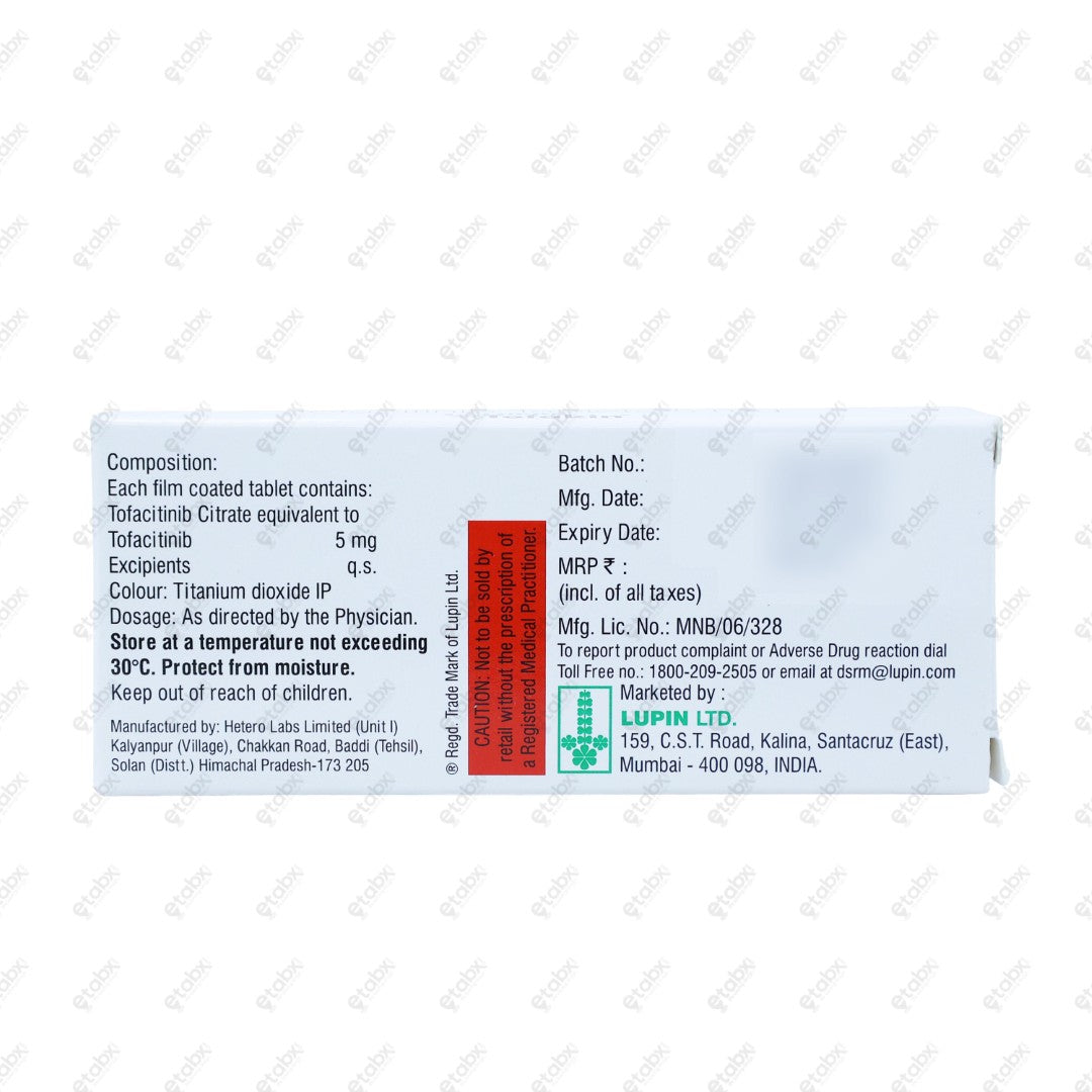 Tofakin 5mg Tablet 10's