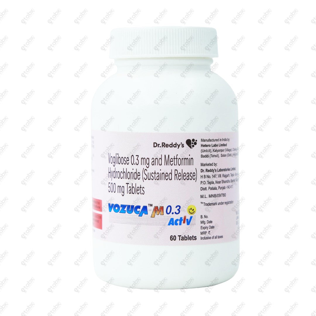 Vozuca M 0.3 Activ Tablet 60's