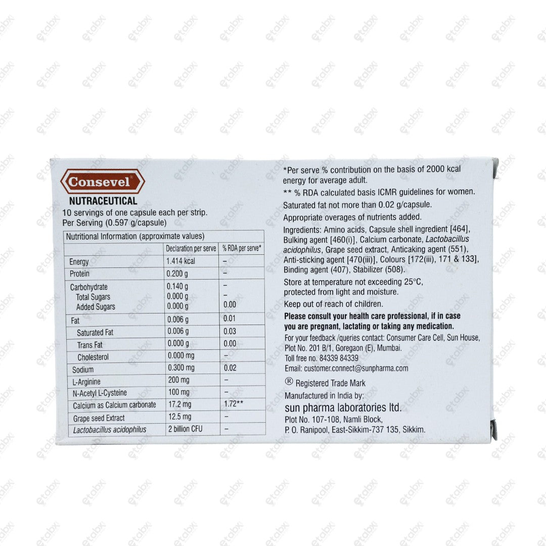 CONSEVEL Capsule 10's