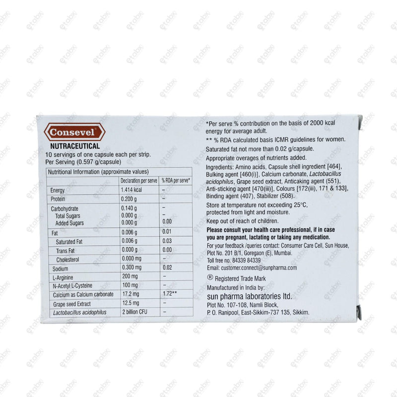 CONSEVEL Capsule 10's
