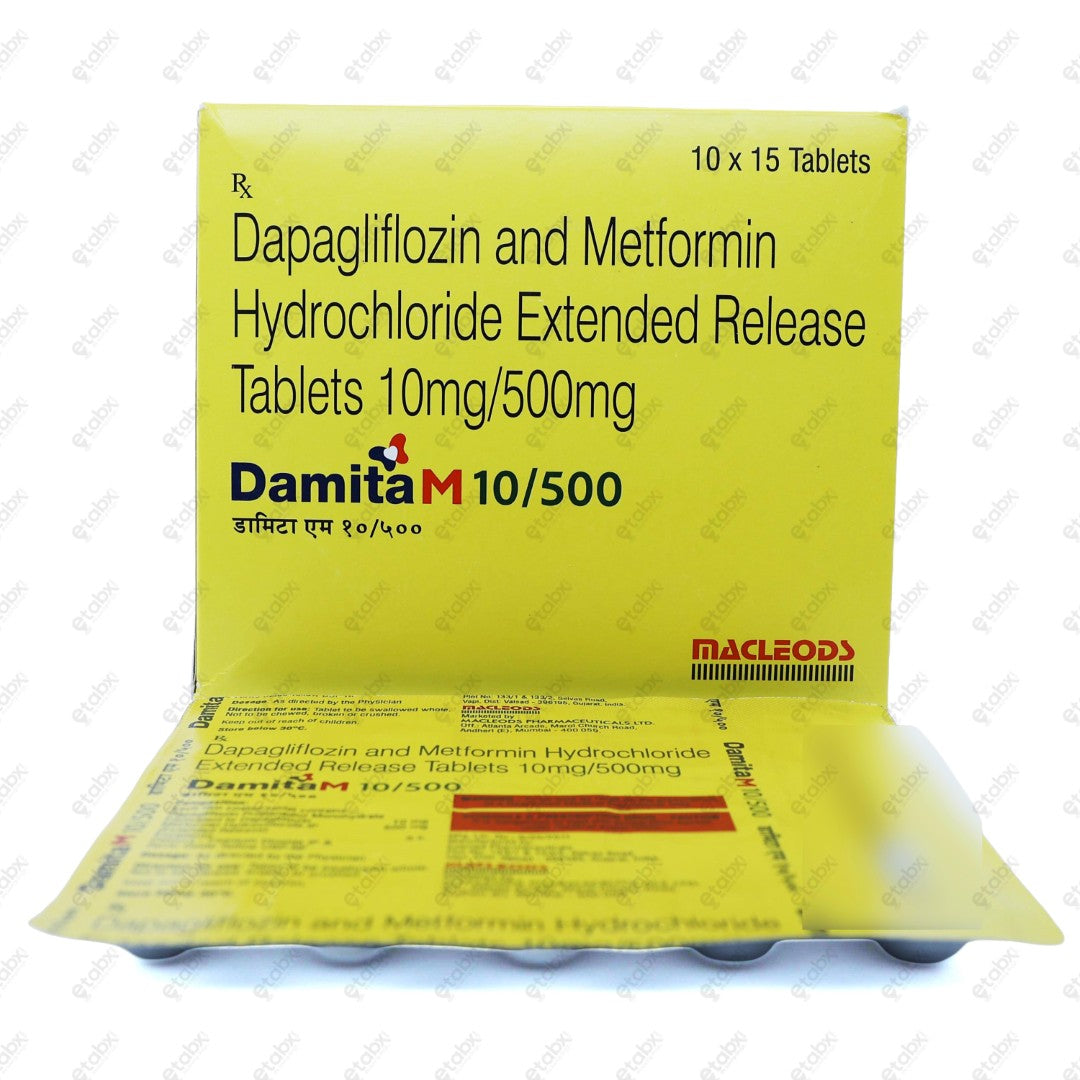 DAMITA M 10/500mg Tablet 15's