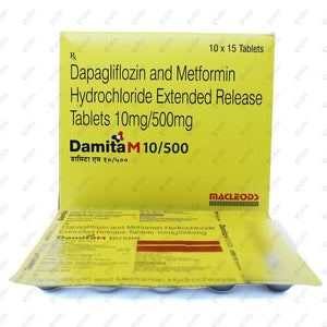 DAMITA M 10/500mg Tablet 15's