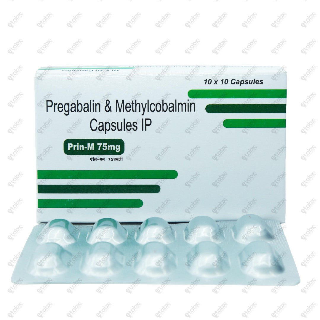 Prin M 75mg Tablet 10's