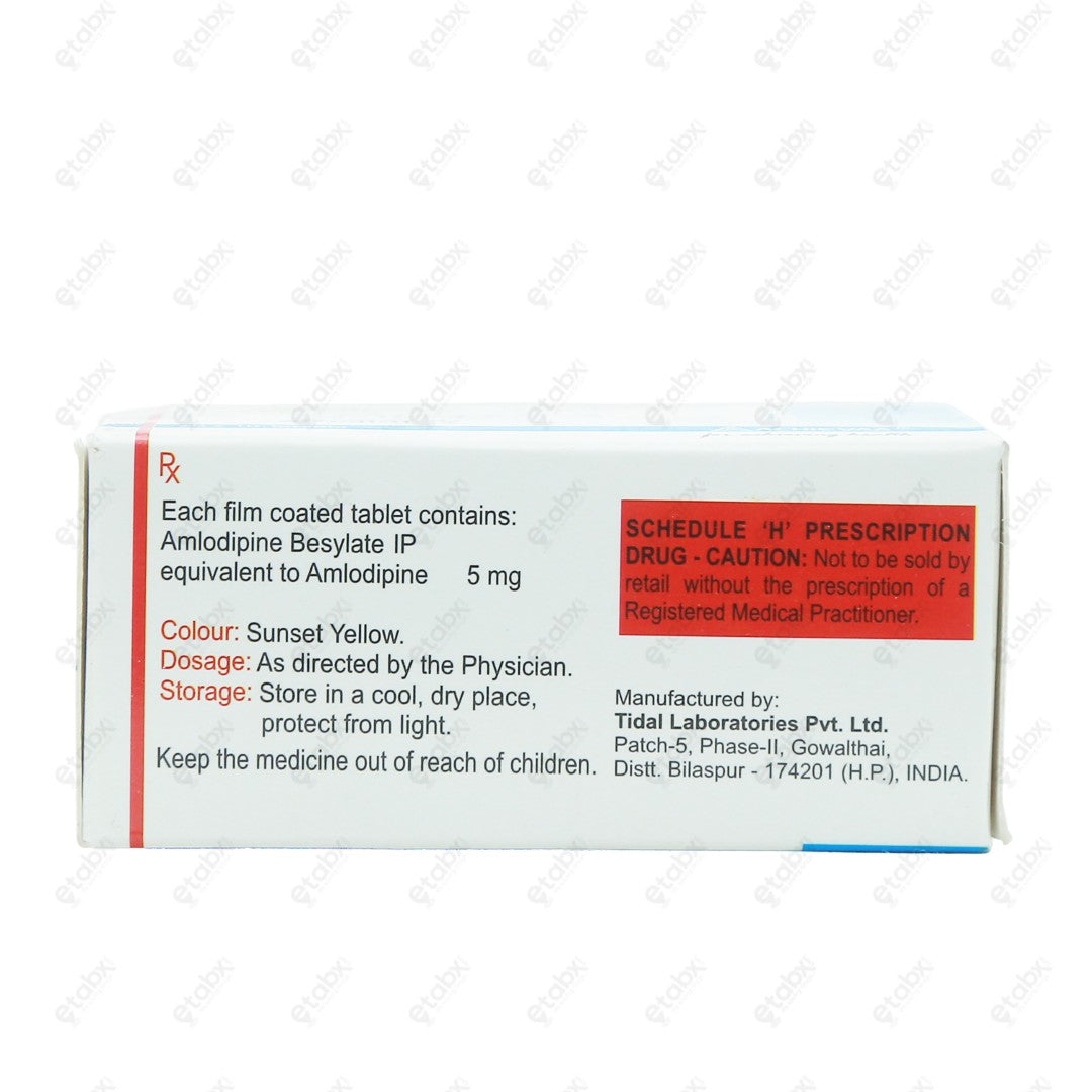Amlovas 5mg Tablets