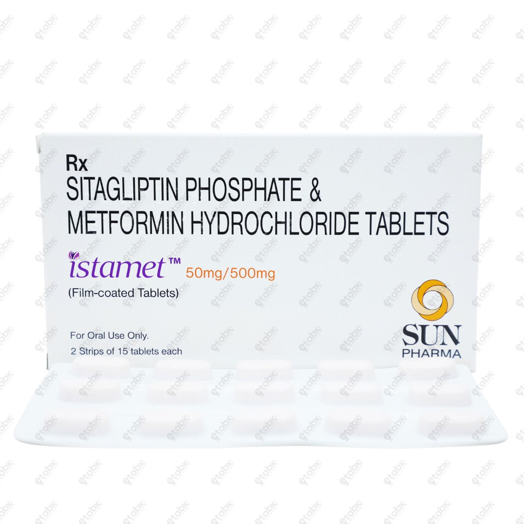 Istamet 50/500mg Tablet 15's