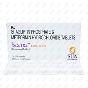 Istamet 50/500mg Tablet 15's