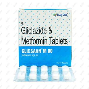 Glicsaan M 80mg Tablet 10's