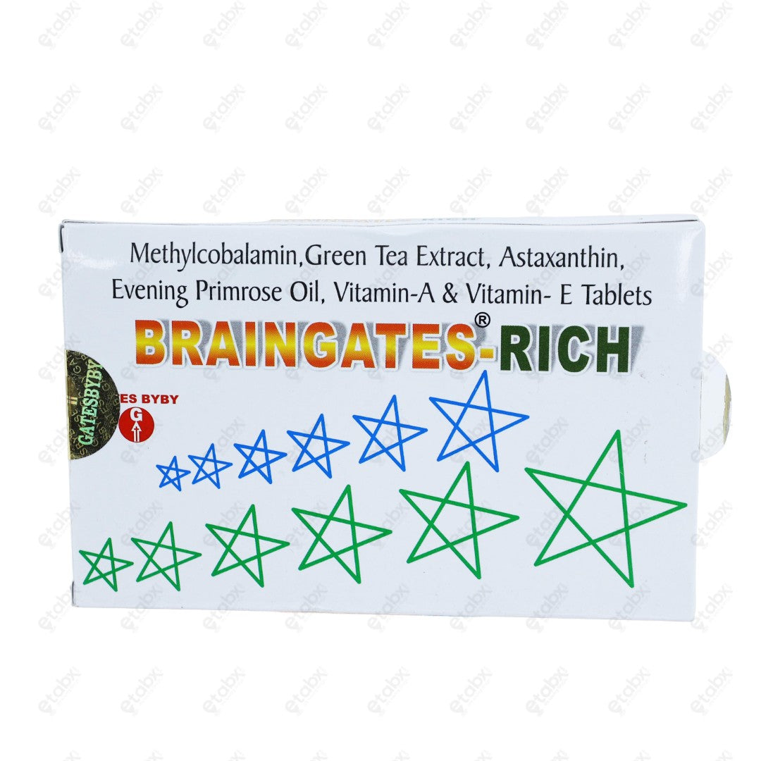 Braingates Rich Tablet 10's