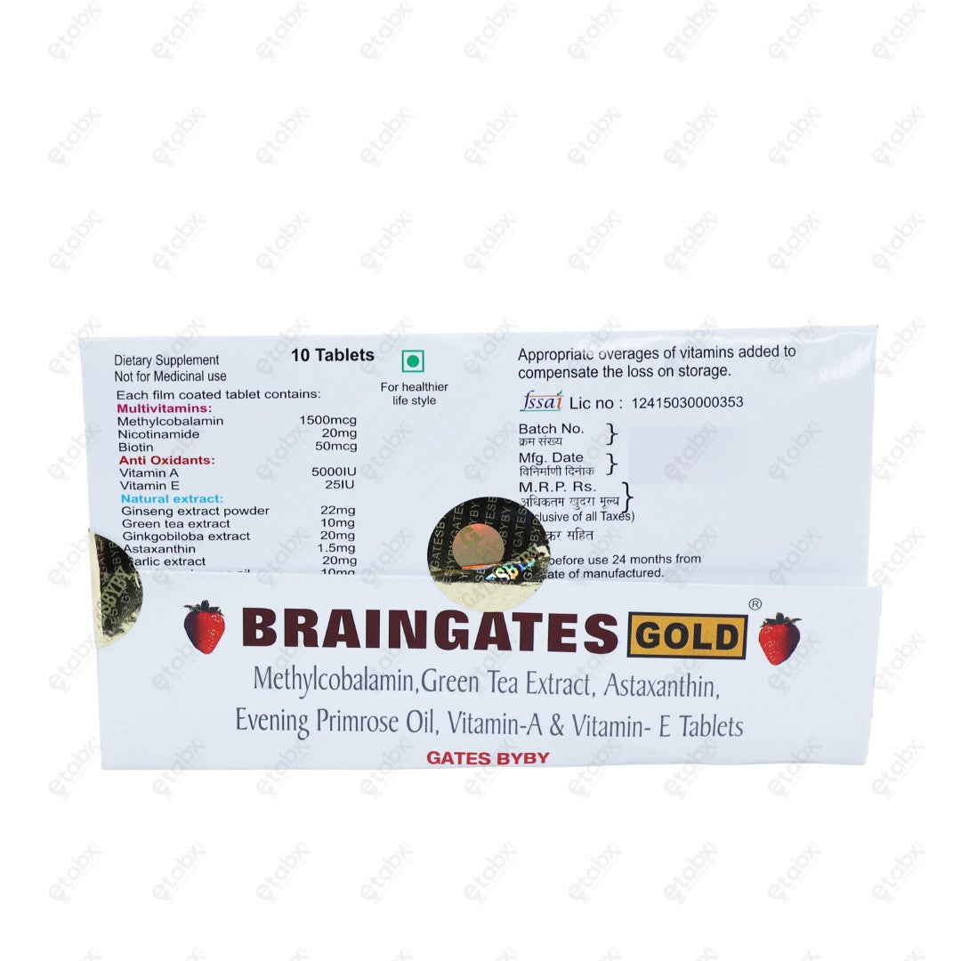 Braingates Gold Tablet