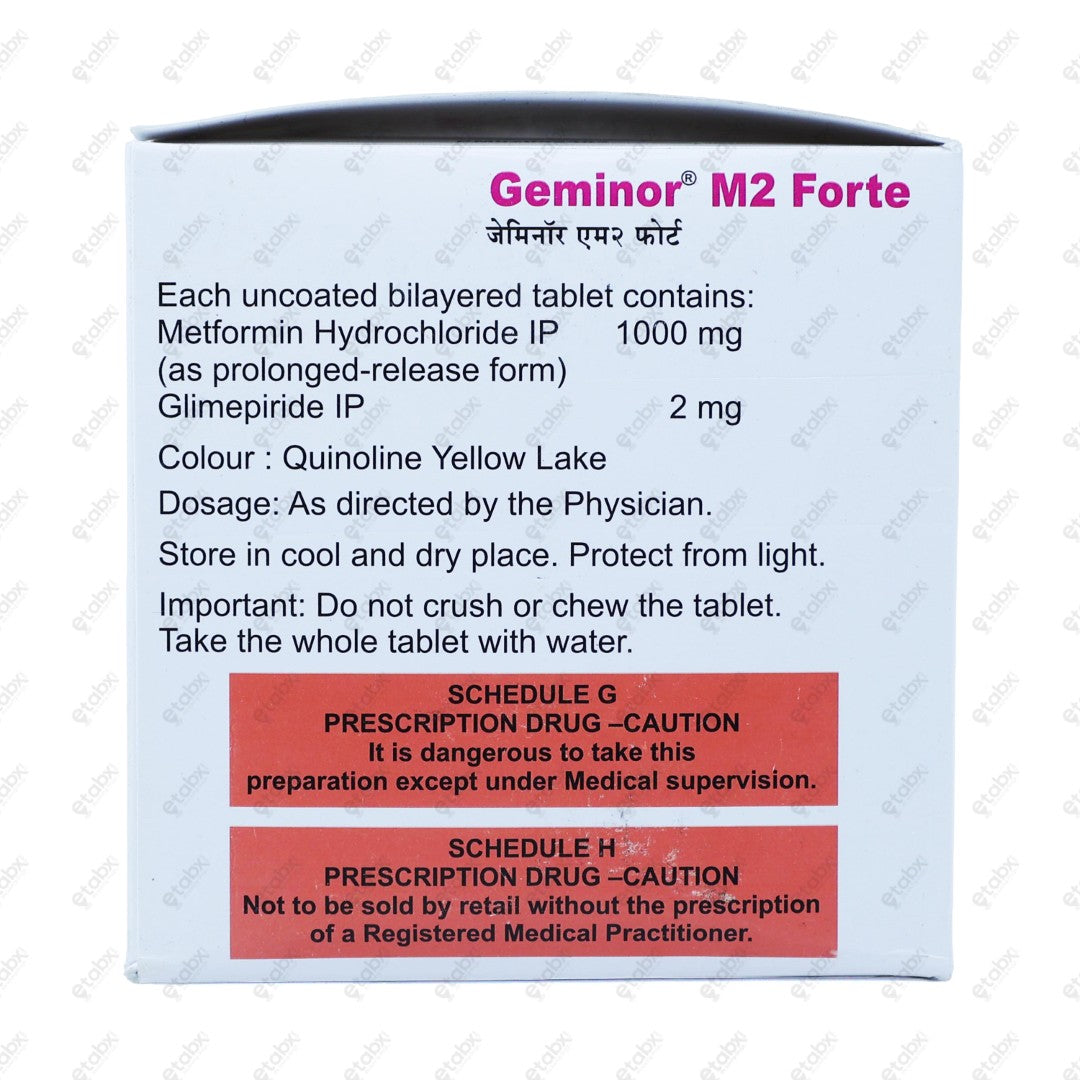 Geminor M2 Forte Tablets 15's
