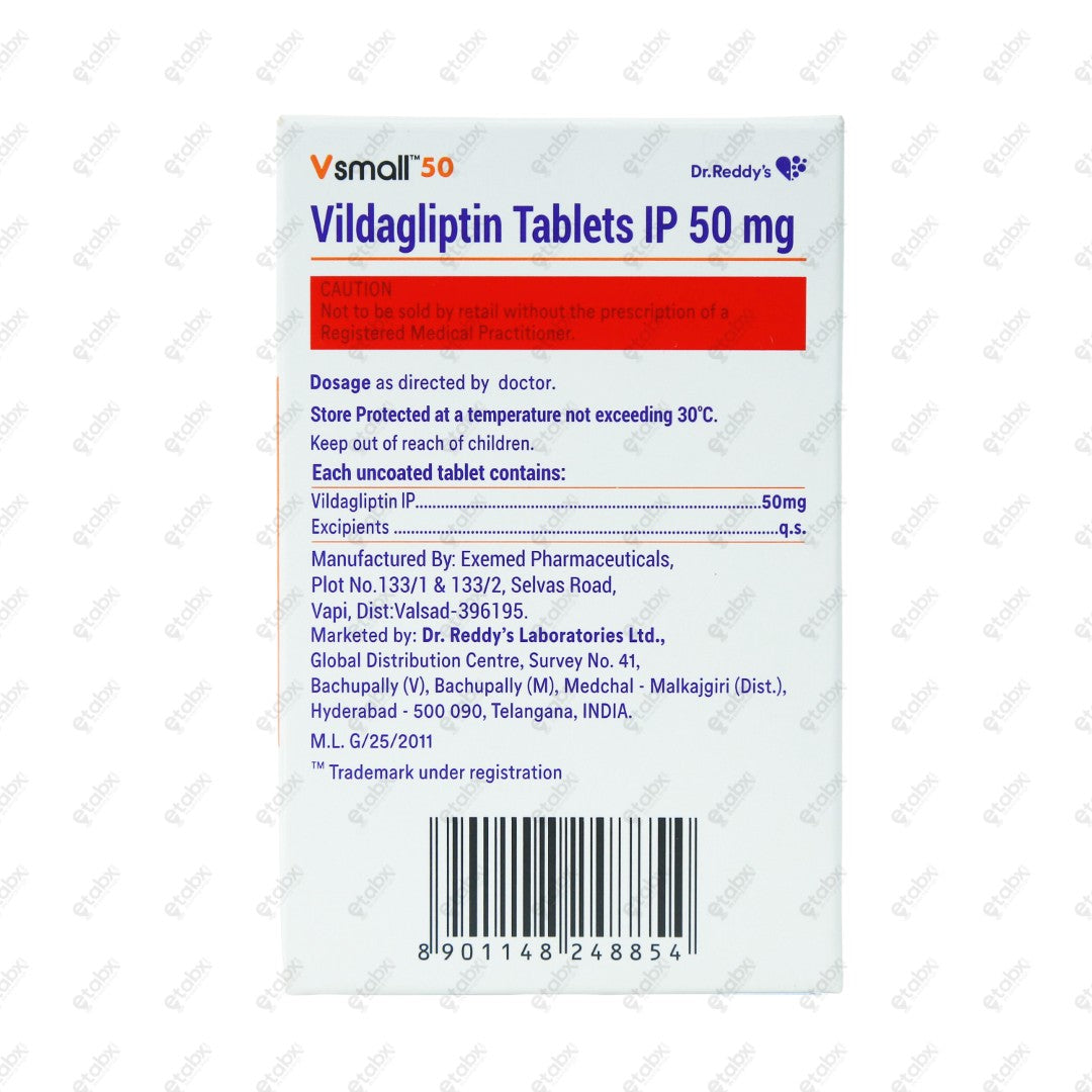 Vsmall 50 Tablet 15's
