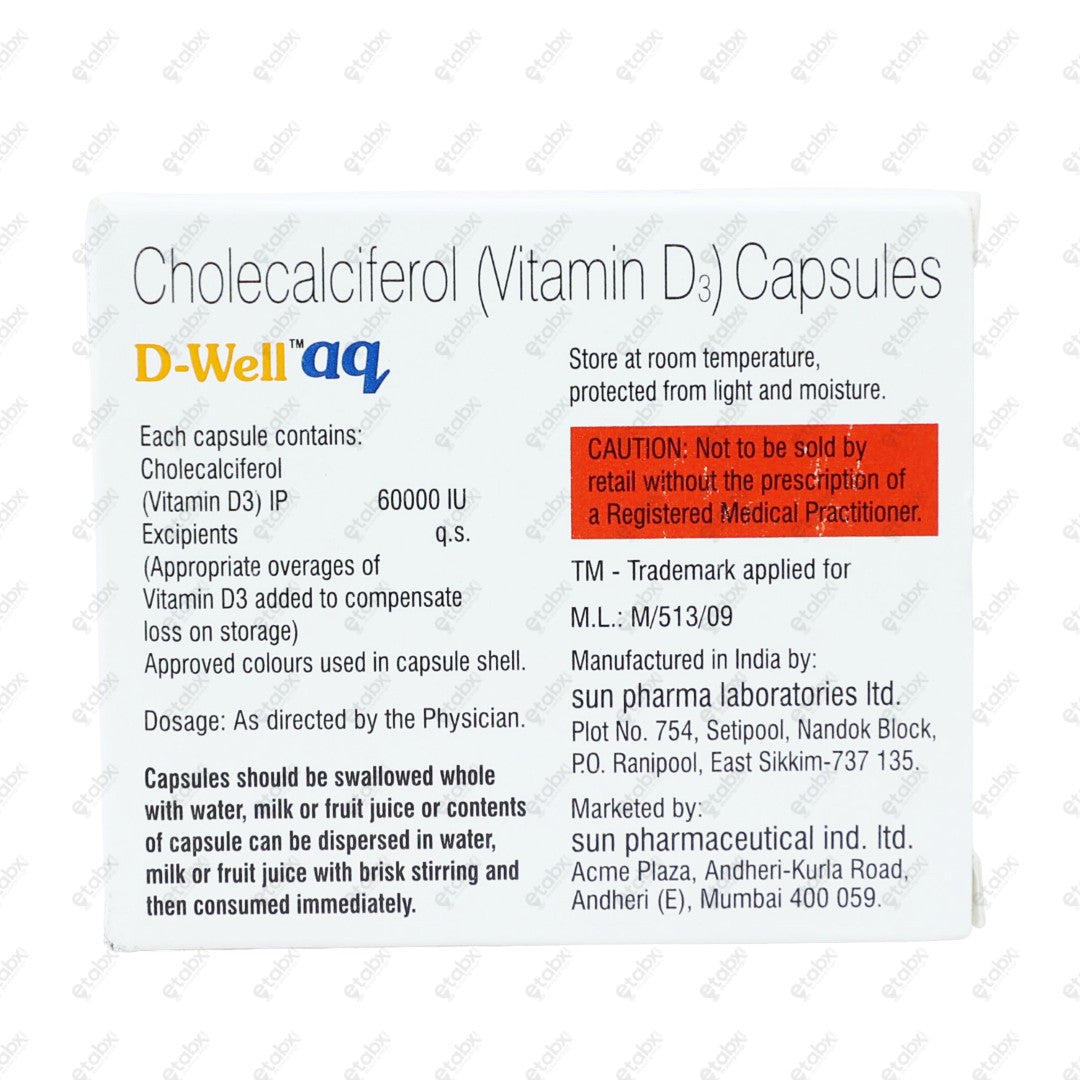 D WELL AQ Capsules 8's