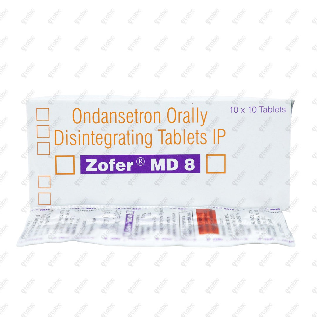 Zofer MD 8mg Tablet 10's