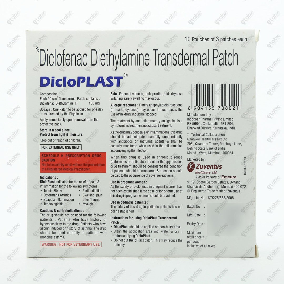 Dicloplast 3 Patches