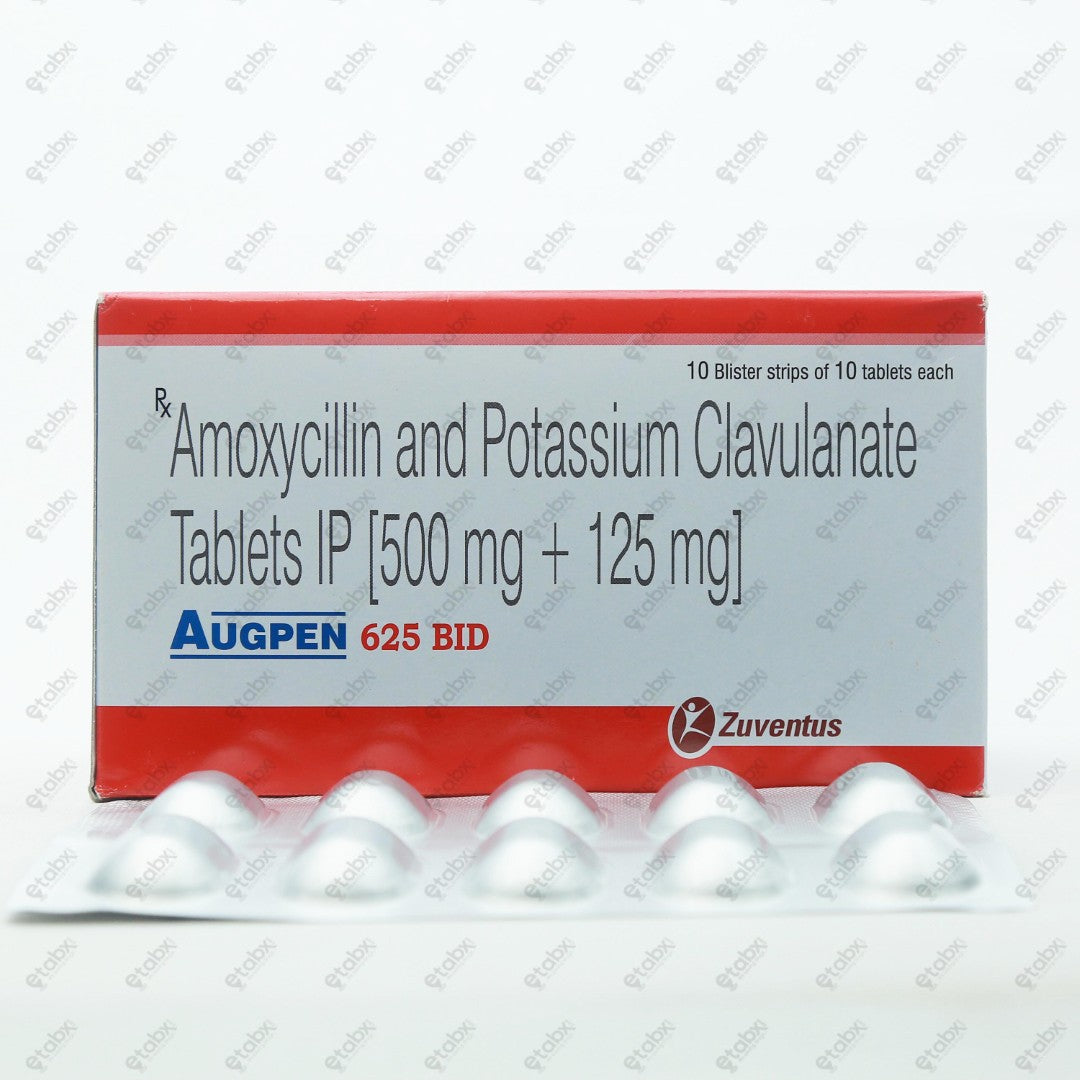 AUGPEN 625 BID Tablet 10's