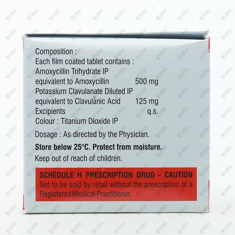 AUGPEN 625 BID Tablet 10's