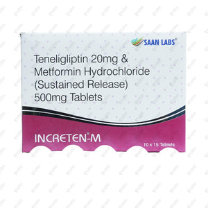 Increten M Tablets 15's