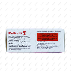 Rabimond 20mg Tablet 10's