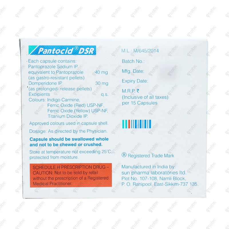 Pantocid DSR Capsule 15's