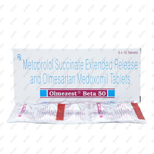 Olmezest Beta 50mg Tablets 10's