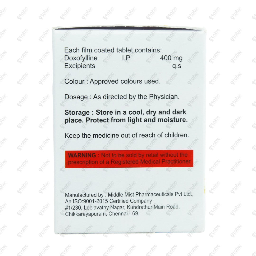 Doxolite Tablets 10's