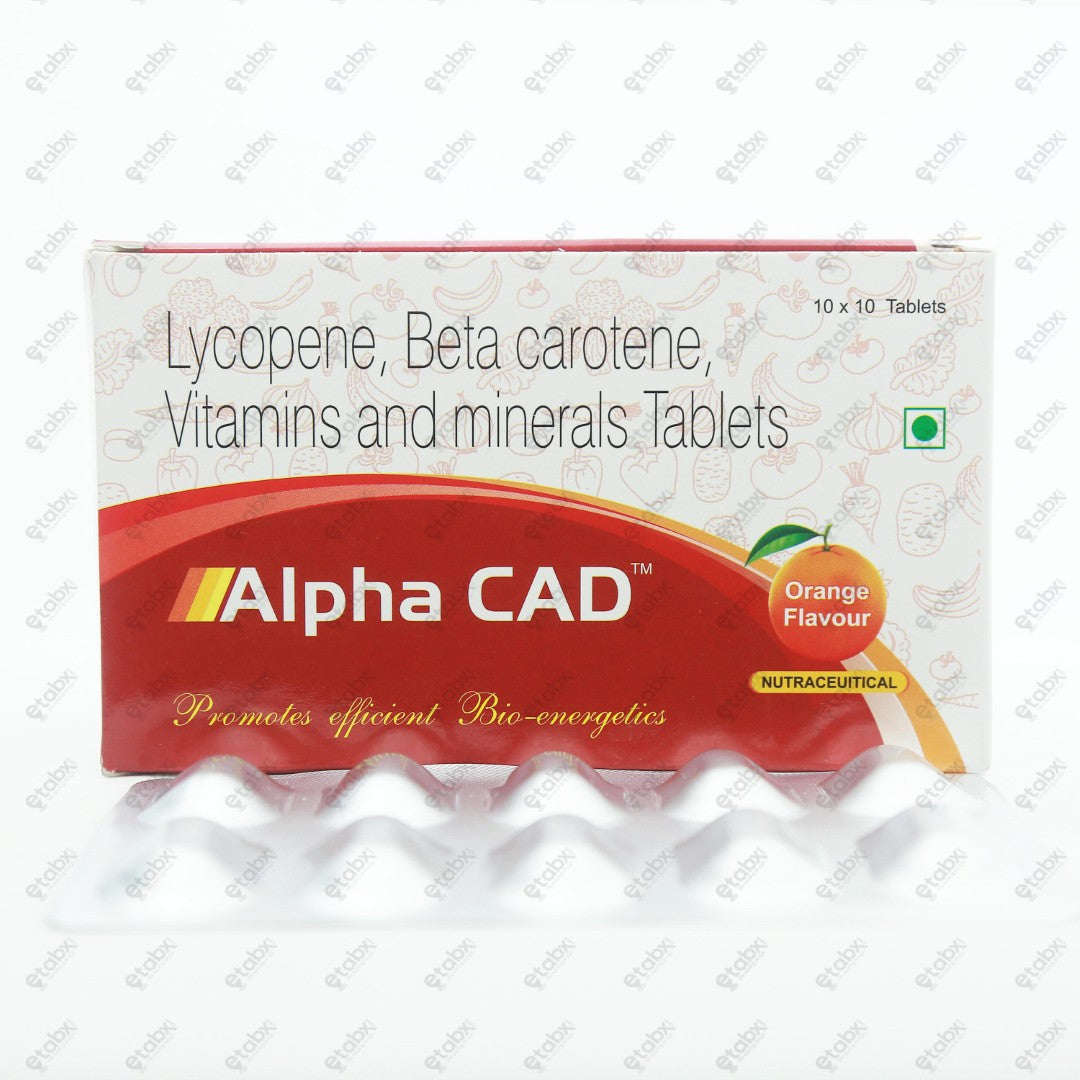 Alpha Cad Tablet 10's